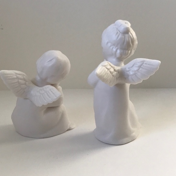 Schmid Brothers Angels Sleeping Angel and Angle Playing Flute figures - Picture 3 of 10